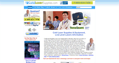 Desktop Screenshot of coldlasersupplies.com